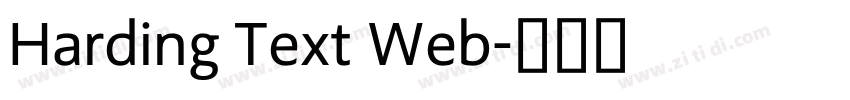 Harding Text Web字体转换 Harding Text Web字体转换